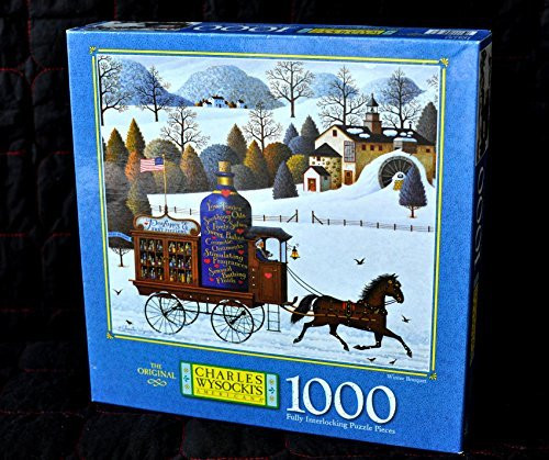 Charles Wysocki's Americana "Winter Bouquet" 1000 Piece Puzzle