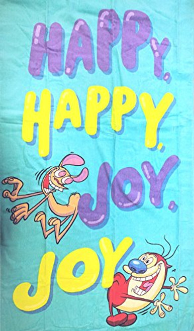 Nickelodeon Ren and Stimpy Beach Towel Nickelodeon Ren and Stimpy Beach Towel