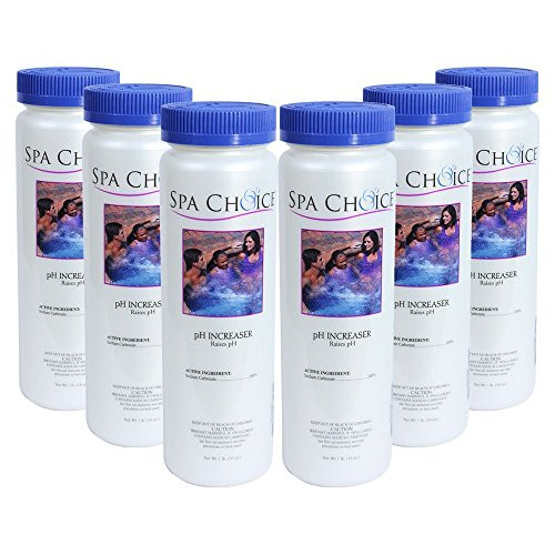 SpaChoice 472-3-5041-06 Increase pH for Spas and Hot Tubs (6 Pack), 1 lb