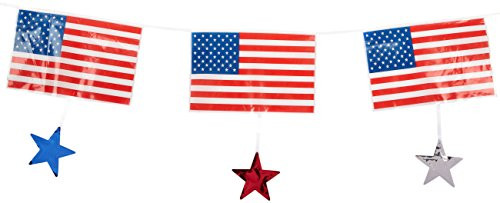 Flags & Stars Banner Party Accessory (1 count) (1/Pkg)