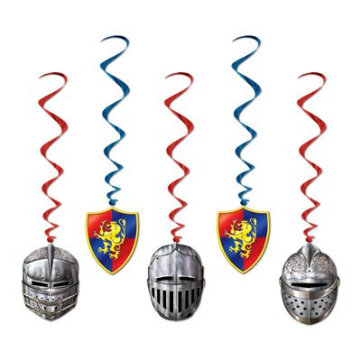 Medieval Whirls 3' 4", 5/pkg, Pkg/3