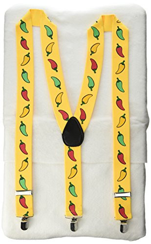 Beistle 60819 Chili Pepper Suspenders