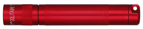 Maglite Solitaire Incandescent 1-Cell AAA Flashlight Red - K3A036