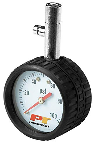 Performance Tool 20226 2" Round Dial Tire Press Gauge
