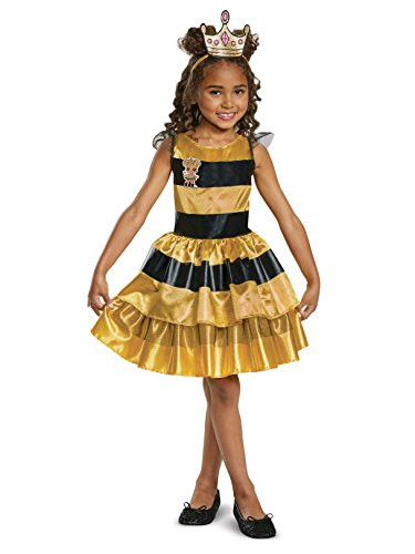 Disguise Queen Bee Classic Child Costume, Yellow, Size/(4-6x)