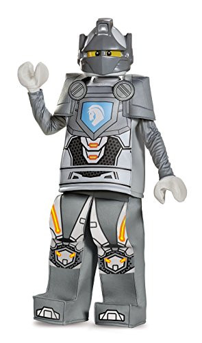 Disguise Lance Prestige Lego Nexo Knights Costume, Gray, Small (4-6)
