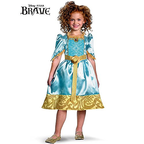 Girls Disney Pixars Classic Brave Merida Costume, Small (4-6X)