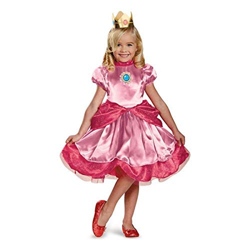 Nintendo Super Mario Brothers Princess Peach Girls Toddler Costume, Medium/3T-4T