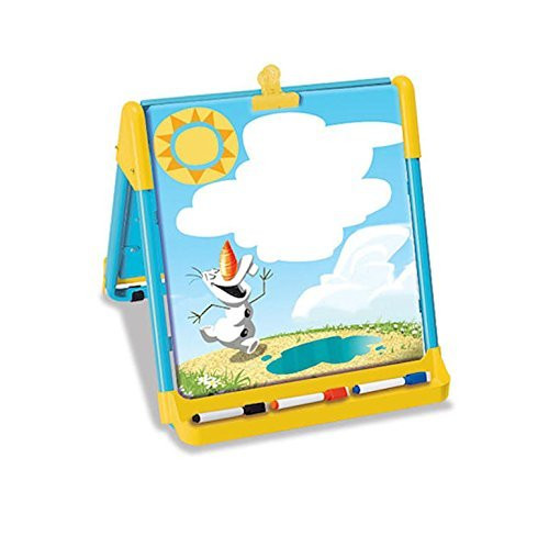 Disney Frozen Olaf 2 in 1 Table Top Easel Erasable & Chalkboard Surfaces