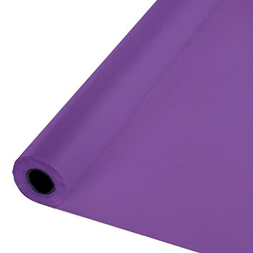 Creative Converting 13268 BANQUET ROLL 40" X 250', One size, Purple
