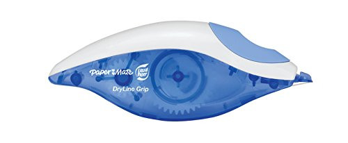 Paper Mate Liquid Paper DryLine Grip Correction Tape, Assorted Colors, 2 Count