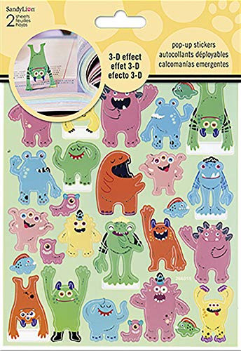 Trends International Monsters - Pop Up Stickers