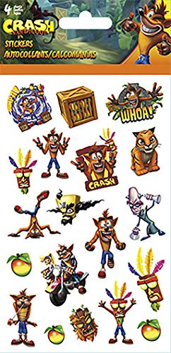 Trends International Crash Bandicoot - Standard 4 Sheet, Multicolor, 5"