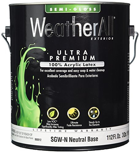 True Value SGWN-GL Premium WeatherAll Neutral Semi Gloss Base for Exterior, 1-Gallon