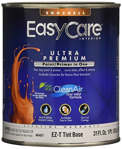 True Value EZT-QT EasyCare Paint/Primer in One Tint Interior Eggshell, 1-Quart