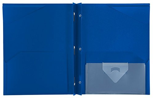 Mead Five Star Stay-Put Pocket Folder (Pack of 2) Assorted Color