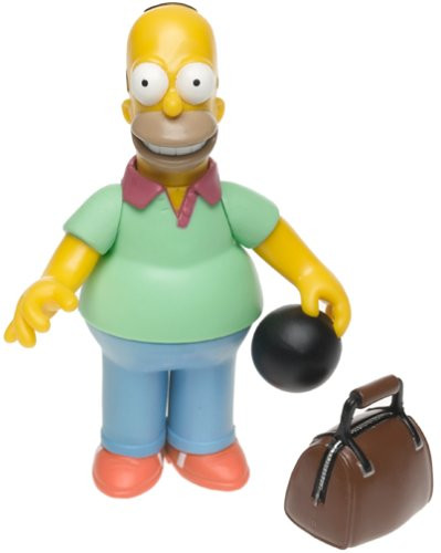 The Simpsons Wave 2 Action Figure Pin Pal Homer