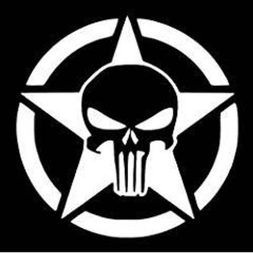 Punisher Skull Jeep Star Vinyl Decal Sticker|WHITE|Cars Trucks Vans SUV Laptops Wall Art|5.5" X 5.5"|CGS347 Punisher Skull Jeep Star Vinyl Decal Sticker|WHITE|Cars Trucks Vans SUV Laptops Wall Art|5.5" X 5.5"|CGS347