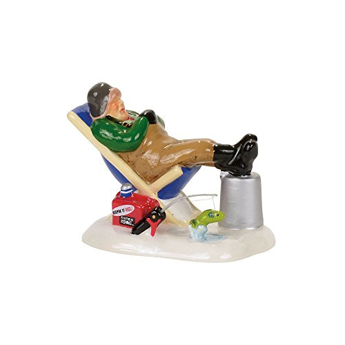 Department 56 Snow One That Got Away Figurine Village Accessory, Multicolor