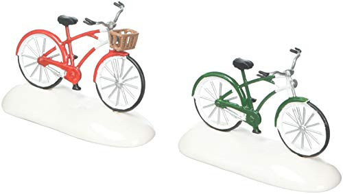 Department 56 Christmas Bikes Figurine Village Accessory, Multicolor