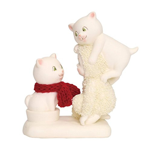 Department 56 Snowbabies The Trouble with Cats Porcelain Figurine, 4.5 Department 56 Snowbabies The Trouble with Cats Porcelain Figurine, 4.5
