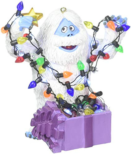 Department 56 Rudolph The Red-Nosed Reindeer Bumble in Lights Lit, 4" Hanging Ornament, Multicolor