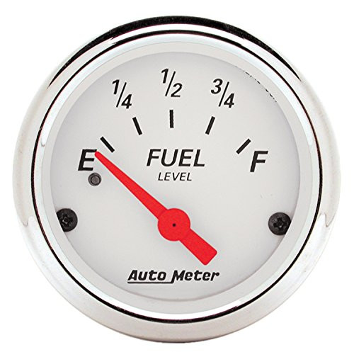 Auto Meter 1317 Arctic White Fuel Level Gauge