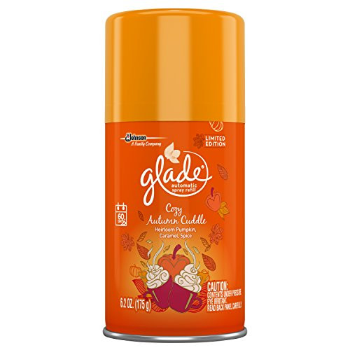 Glade Large Automatic Spray Air Freshener Refill, Cozy Autumn Cuddle, 6.2 Ounce Glade Large Automatic Spray Air Freshener Refill, Cozy Autumn Cuddle, 6.2 Ounce