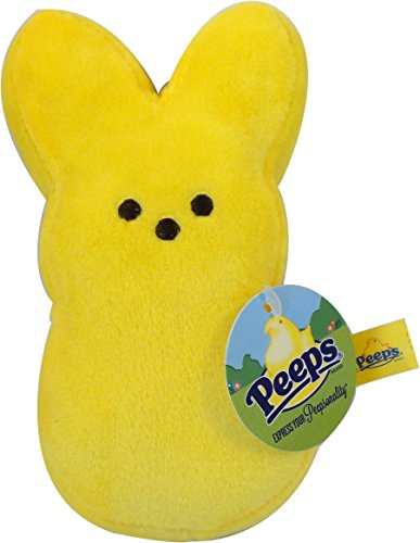 Peeps Easter Bunny 6" Bean Bag Plush Toy - Yellow