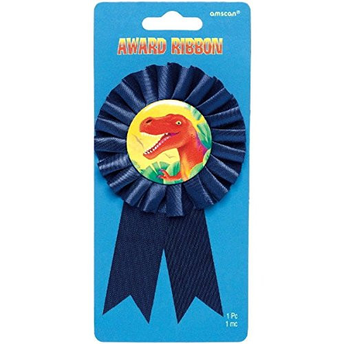 Amscan Prehistoric Party Award Ribbon, Party Favor