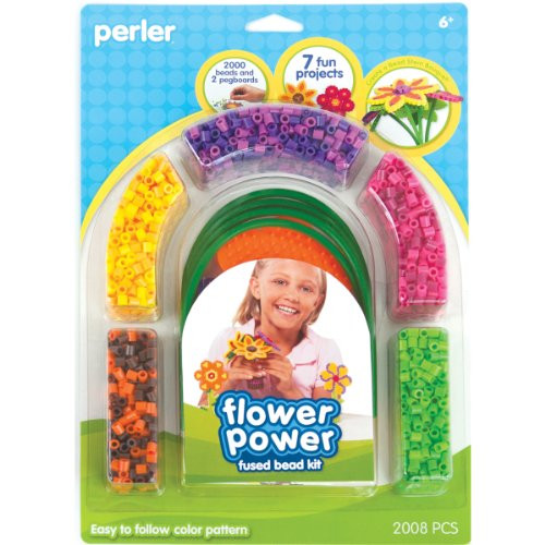Perler Fused Bead Kit, Flower Power