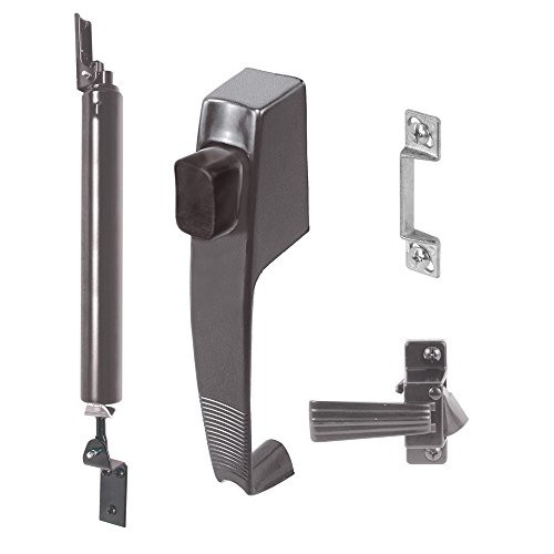 Prime-Line Products K 5358 Push Button Latch and Closer Kit, Bronze-California