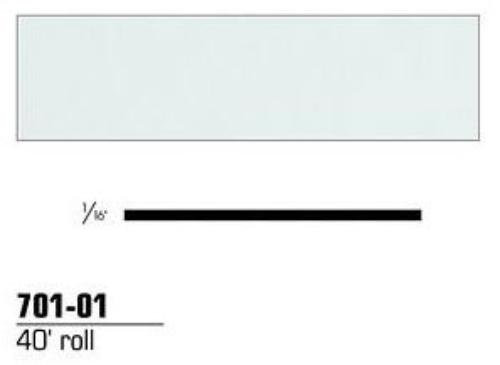 3M Scotchcal 70101 White Striping Automotive Tape - 1/16 in Width x 2 mil Thick [PRICE is per ROLL]