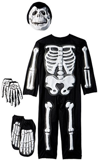 RG Costumes Skeleton with 3D Eva Bones, Child Small/Size 4-6
