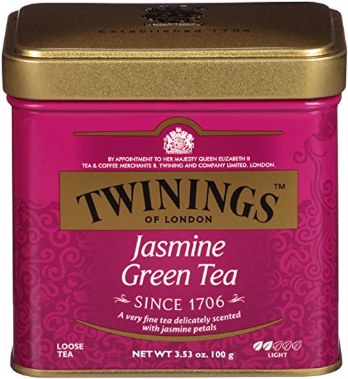 Twinings of London Jasmine Green Loose Tea Tins, 3.53 Ounce (Pack of 6) Twinings of London Jasmine Green Loose Tea Tins, 3.53 Ounce (Pack of 6)