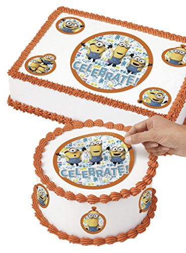 Wilton 710-4601 Minions Sugar Sheets Edible Images Cake Decorating Kit, Multicolor