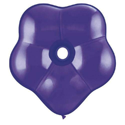 Qualatex Latex Balloons 37808-Q Geo Blossom - Quartz Purple, 16",