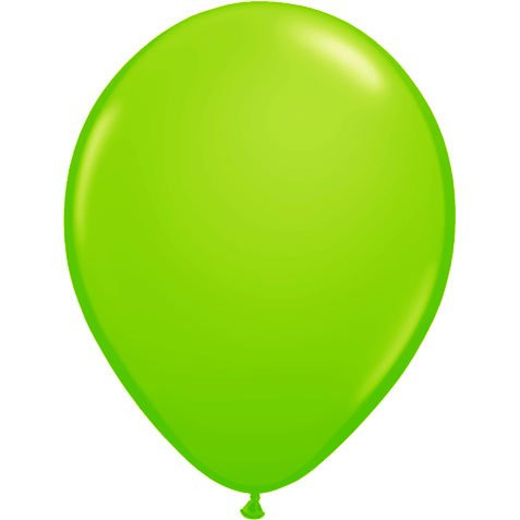 Qualatex 5" Lime Green Latex Balloons (100ct)