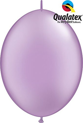 Qualatex Quick Link Balloons - Pearl Lavender - Bag of 50