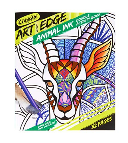 Crayola Jungle Animal Coloring Book, Teen & Adult Coloring, 32 Pages