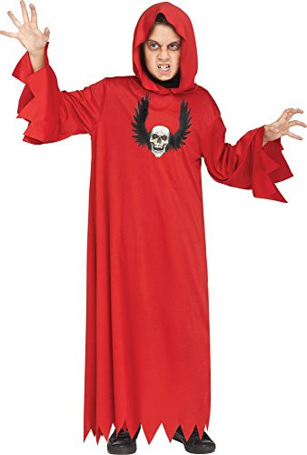 Fun World Ghoul Robe Red Costume, Small 4-6, Multicolor