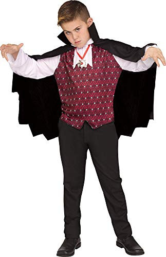 Fun World Vampire Costume, Large 12-14, Multicolor
