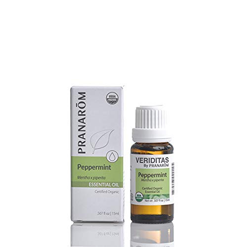 Pranarom - Certified USDA and ECOCERT Organic Peppermint Essential Oil 15ml