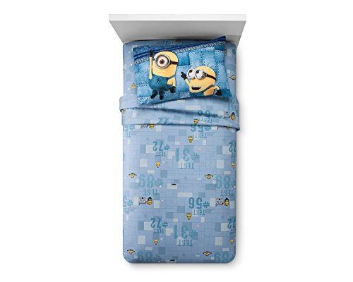 Despicable Me 3 Minions Blue Sheet Set (Twin) 3pc