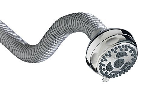 Waterpik NSL-603T 2.0 GPM PowerSpray+ FlexNeck Shower Head, Chrome