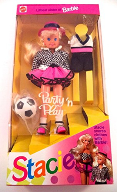 Barbie - Party 'n Play STACIE Doll Littlest Sister of Barbie (1992) Barbie - Party 'n Play STACIE Doll Littlest Sister of Barbie (1992)