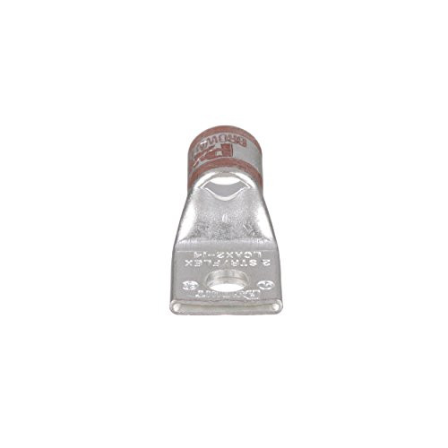 Panduit LCAX8-38-L Copper Compression Lug, 1 Hole, #8 AWG Flex, 3/8-Inch Stud