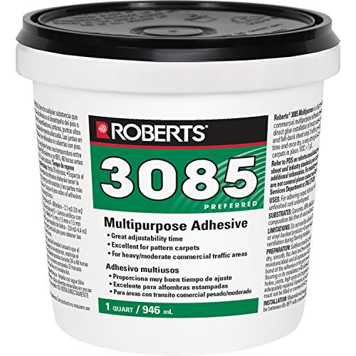 Roberts 3085-0 Multipurpose Carpet and Felt Back Vinyl Adhesive 1 Quart
