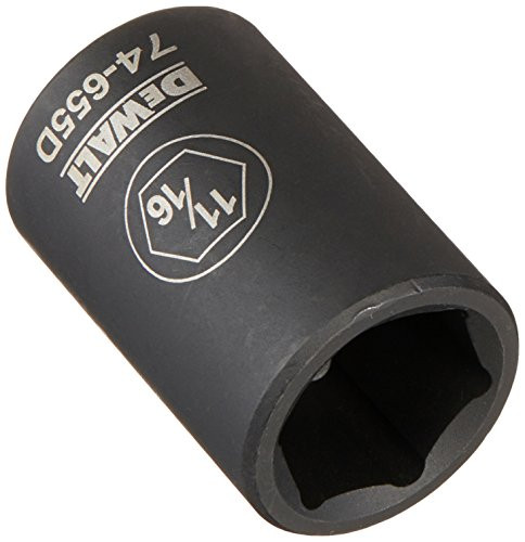 DEWALT 1/2" Drive Impact Socket 6 PT 11/16"