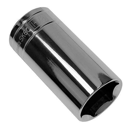 Great Neck Saw SK60 GreatNeck 1/2 Drive Deep Socket- 1 1/8 Inch